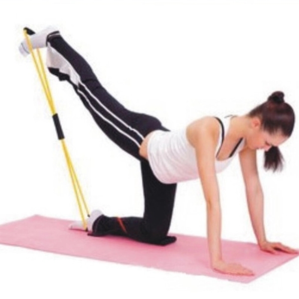 Fitness Resistance Band with Handles - Fitness Resistance Band with Handles - Image 3 of 5