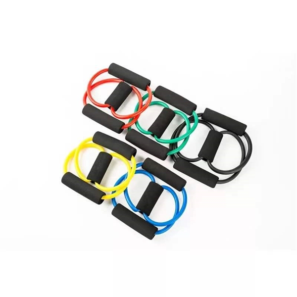 Fitness Resistance Band with Handles - Fitness Resistance Band with Handles - Image 5 of 5