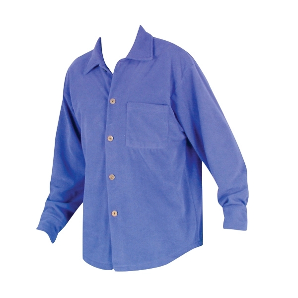 Polar fleece shirt w/long sleeve and full button front - Polar fleece shirt w/long sleeve and full button front - Image 0 of 0