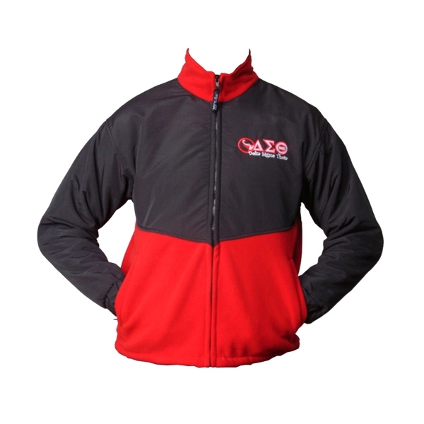 Unisex polar fleece full zip 2-tone jacket - Unisex polar fleece full zip 2-tone jacket - Image 0 of 0