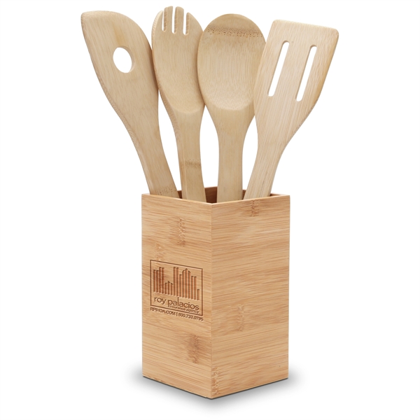 Bamboo Kitchen Utensil Set Plum Grove