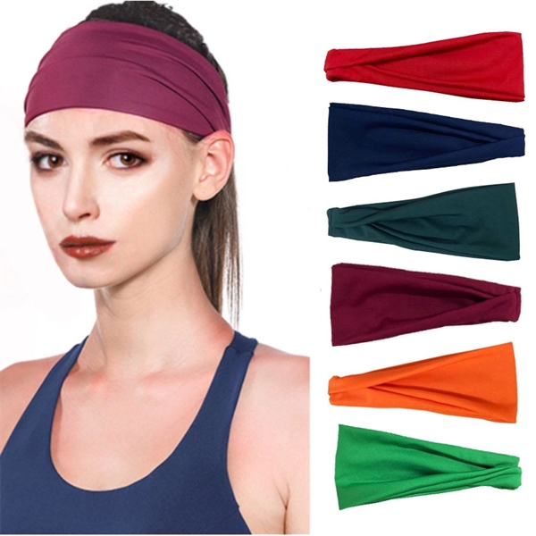 Running Fitness Stretch Headband - Running Fitness Stretch Headband - Image 0 of 1