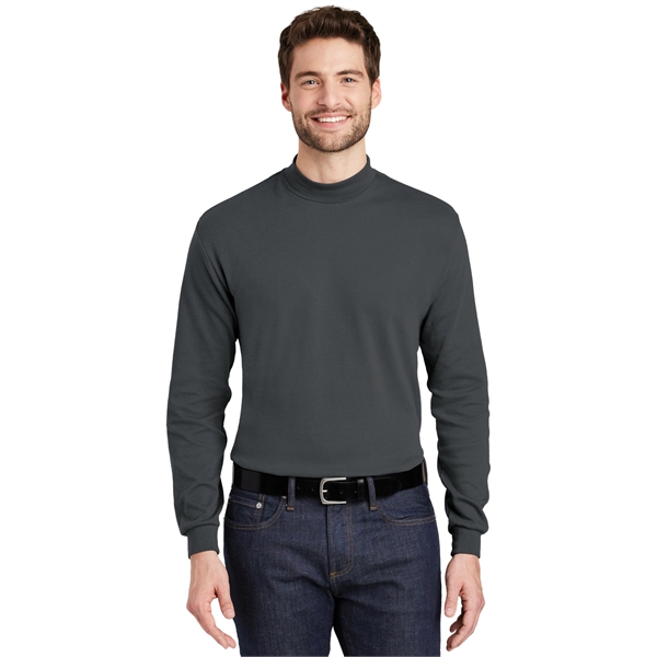 Port Authority Interlock Knit Mock Turtleneck. - Port Authority Interlock Knit Mock Turtleneck. - Image 16 of 19