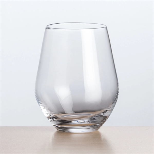 Reina Stemless Wine - Deep Etch