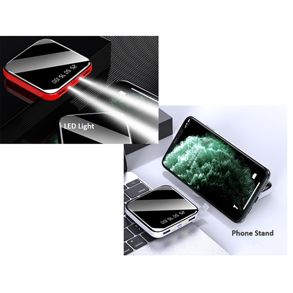 10000MAh Mini Power Bank with LED Light - 10000MAh Mini Power Bank with LED Light - Image 2 of 2