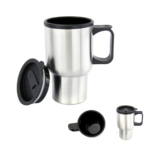 Insulated Travel Mug With Handle - Insulated Travel Mug With Handle - Image 0 of 0