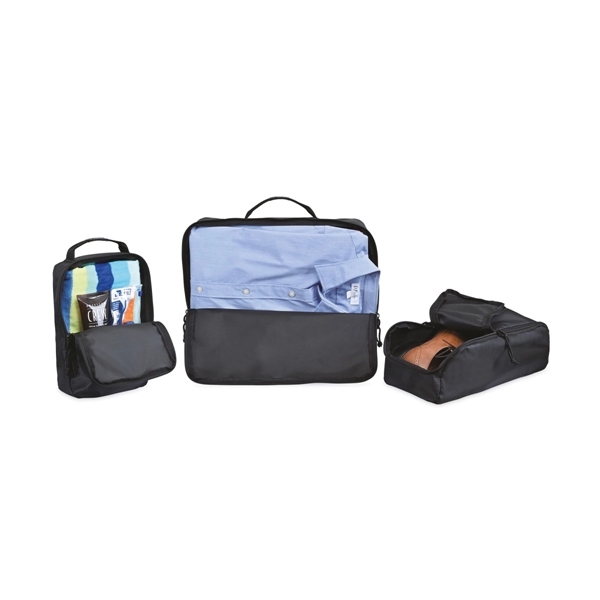 Renew rPET 3 Piece Packing Cube Set - Renew rPET 3 Piece Packing Cube Set - Image 1 of 11