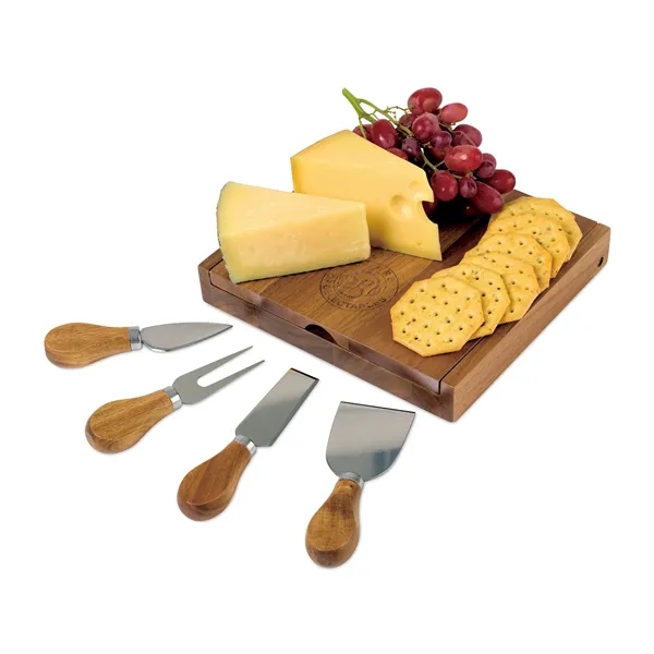 Custom La Cuisine™ Cheese Board with Serving Set