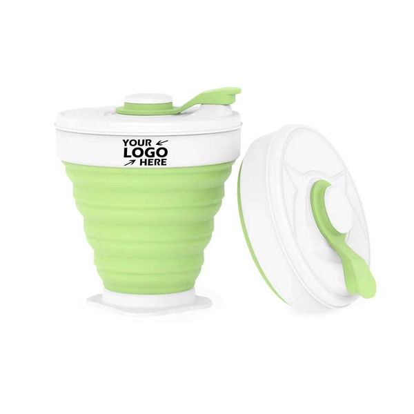12oz Silicone Collapsible Travel Water Cup - 12oz Silicone Collapsible Travel Water Cup - Image 0 of 4