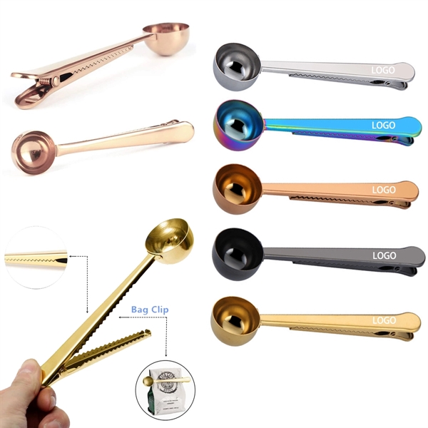 Coffee Scoop with Clip - Coffee Scoop with Clip - Image 0 of 4