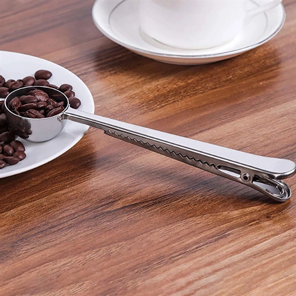 Coffee Scoop with Clip - Coffee Scoop with Clip - Image 1 of 4