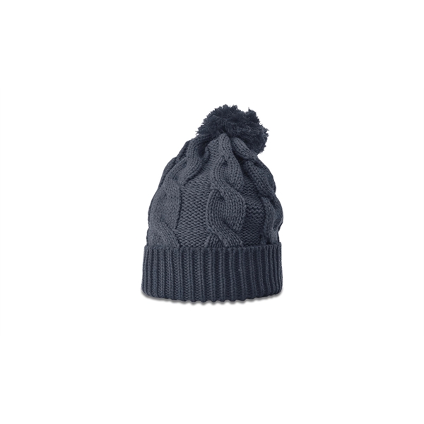 Chunk Twist Knit Beanie with Cuff - Chunk Twist Knit Beanie with Cuff - Image 15 of 22