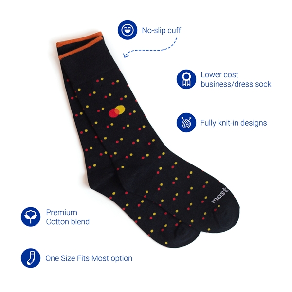 Low Minimum Custom Crew Business/Dress Socks (India) - Low Minimum Custom Crew Business/Dress Socks (India) - Image 3 of 4