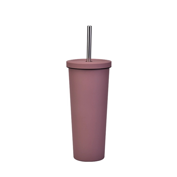 24oz Stainless Steel Double Wall Insulated Tumblers - 24oz Stainless Steel Double Wall Insulated Tumblers - Image 4 of 14