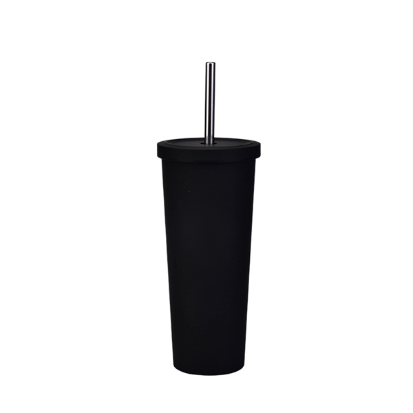 24oz Stainless Steel Double Wall Insulated Tumblers - 24oz Stainless Steel Double Wall Insulated Tumblers - Image 7 of 14