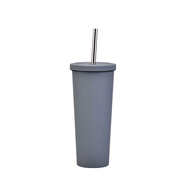 24oz Stainless Steel Double Wall Insulated Tumblers - 24oz Stainless Steel Double Wall Insulated Tumblers - Image 8 of 14
