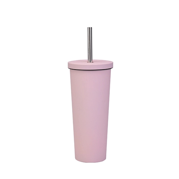 24oz Stainless Steel Double Wall Insulated Tumblers - 24oz Stainless Steel Double Wall Insulated Tumblers - Image 11 of 14