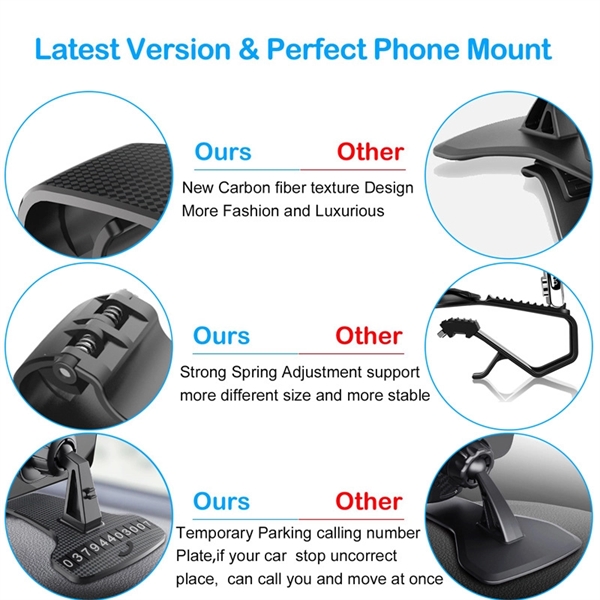 360 degrees adjustable instrument panel mobile phone stand - 360 degrees adjustable instrument panel mobile phone stand - Image 5 of 10