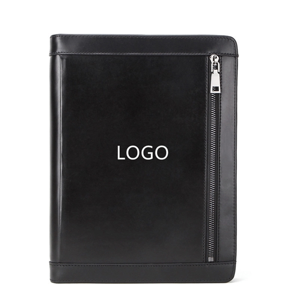 Multifunctional Leather Laptop Briefcase Portfolio Bag - Multifunctional Leather Laptop Briefcase Portfolio Bag - Image 2 of 5