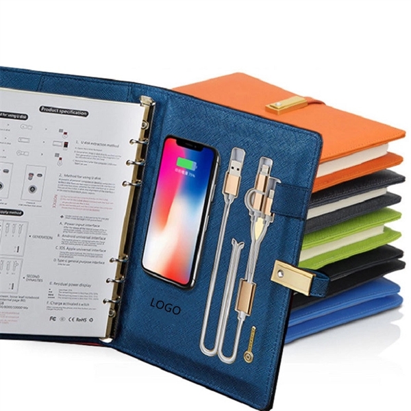 Wireless Charging Notebook with 16GB U Disk - Wireless Charging Notebook with 16GB U Disk - Image 0 of 4