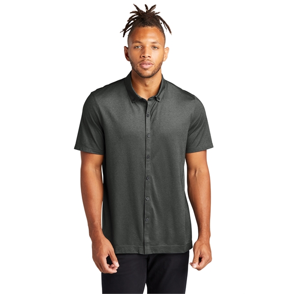 Mercer+Mettle Stretch Pique Full-Button Polo - Mercer+Mettle Stretch Pique Full-Button Polo - Image 5 of 35