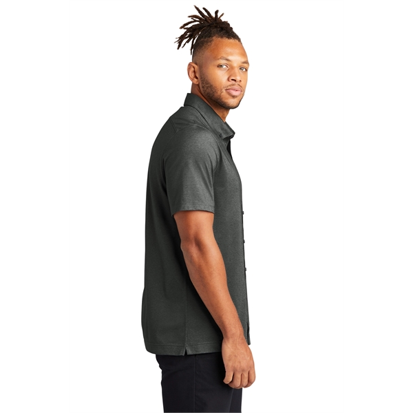 Mercer+Mettle Stretch Pique Full-Button Polo - Mercer+Mettle Stretch Pique Full-Button Polo - Image 7 of 35