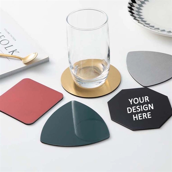 Stainless Steel Desk Drink Cosater - Stainless Steel Desk Drink Cosater - Image 0 of 6