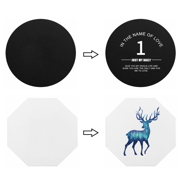 Stainless Steel Desk Drink Cosater - Stainless Steel Desk Drink Cosater - Image 4 of 6