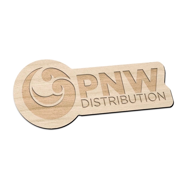 Laser Etched Maple Flexible Wood Magnets - Laser Etched Maple Flexible Wood Magnets - Image 1 of 8