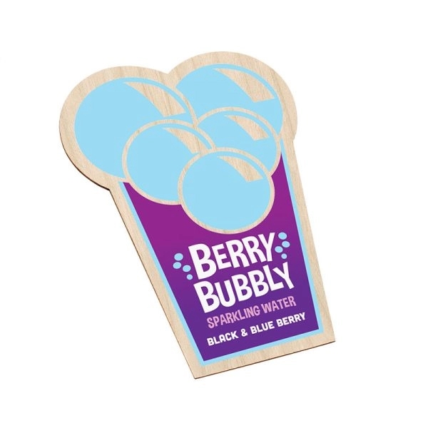 Laser Etched Cherry Wood Stickers - Laser Etched Cherry Wood Stickers - Image 5 of 9
