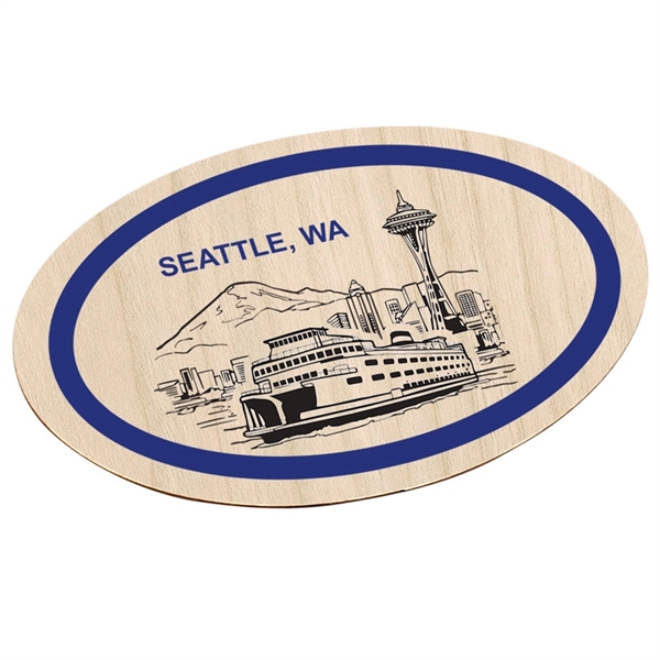 Laser Etched Cherry Wood Stickers - Laser Etched Cherry Wood Stickers - Image 4 of 9