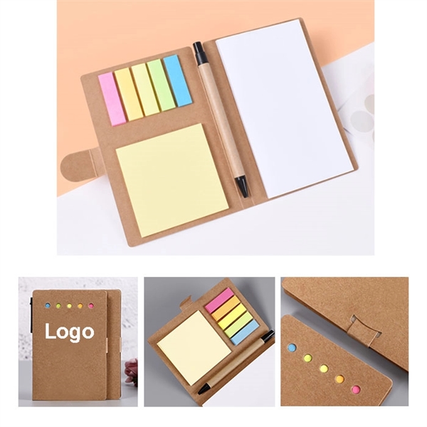 Notebook/Pen Set with Sticky Notes and Flags - Notebook/Pen Set with Sticky Notes and Flags - Image 0 of 0
