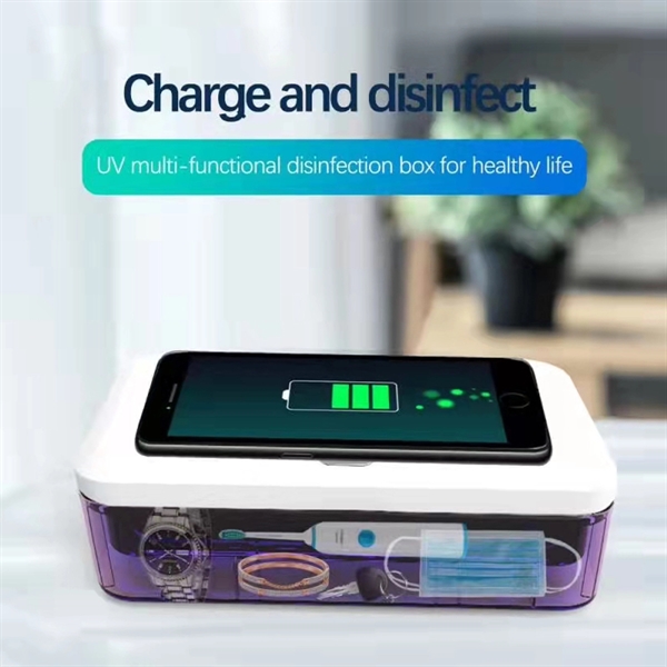 360 Degree Circulating UV Sterilization Box With Charger - 360 Degree Circulating UV Sterilization Box With Charger - Image 1 of 3