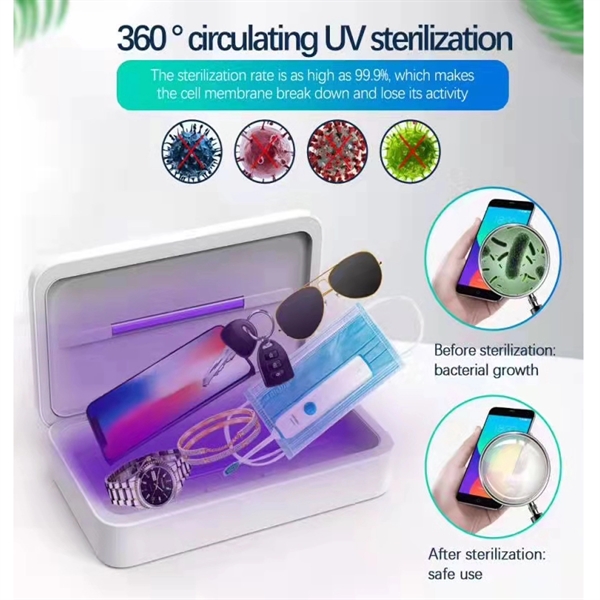 360 Degree Circulating UV Sterilization Box With Charger - 360 Degree Circulating UV Sterilization Box With Charger - Image 2 of 3