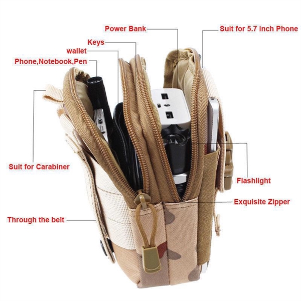 Utility Fanny Tactical Pouch Belt Bag - Utility Fanny Tactical Pouch Belt Bag - Image 3 of 3