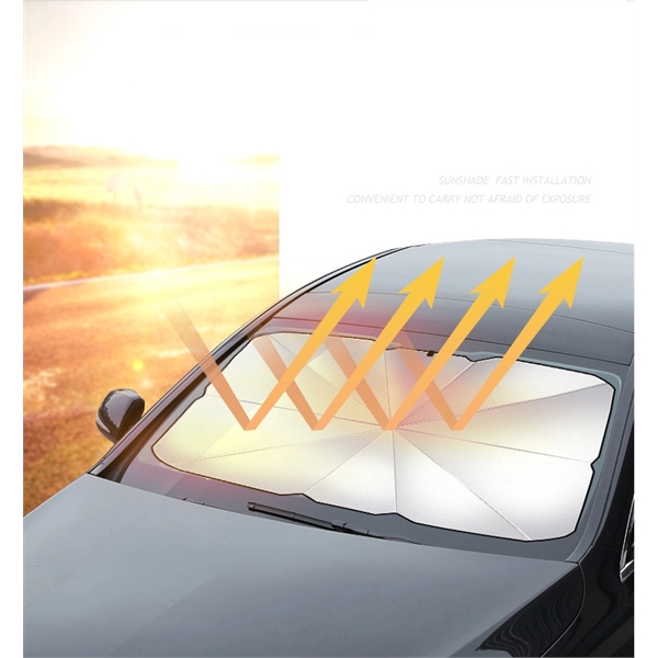 Car Windshield Sunshade Umbrella - Car Windshield Sunshade Umbrella - Image 6 of 7
