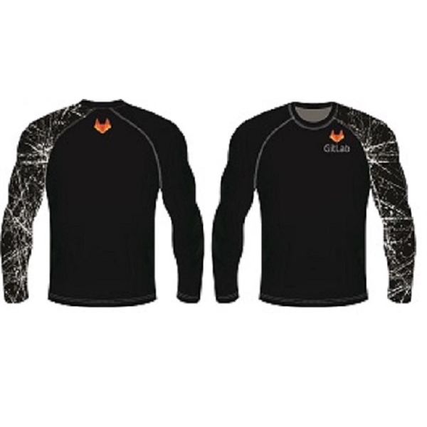 Fully sublimated Adult Long sleeve rash guard - Fully sublimated Adult Long sleeve rash guard - Image 3 of 10