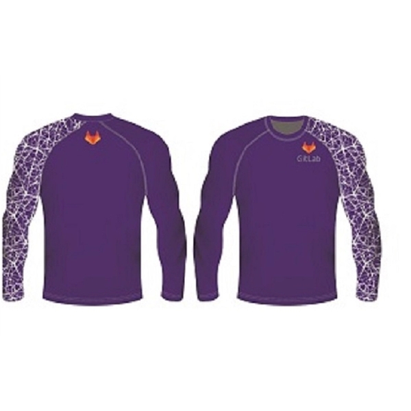 Fully sublimated Adult Long sleeve rash guard - Fully sublimated Adult Long sleeve rash guard - Image 5 of 10