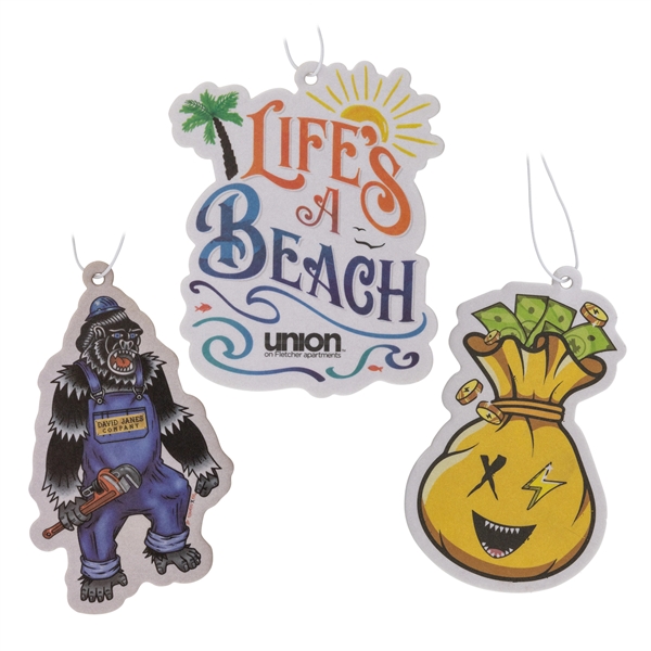 Paper Air Fresheners - Custom Shape w/Full Color Packaging - Paper Air Fresheners - Custom Shape w/Full Color Packaging - Image 27 of 29