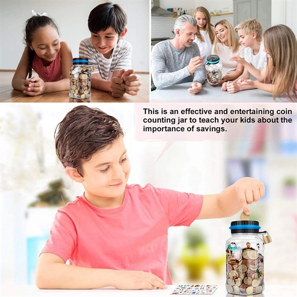 Automatic Counting Piggy Bank Digital Coin Box - Automatic Counting Piggy Bank Digital Coin Box - Image 2 of 4