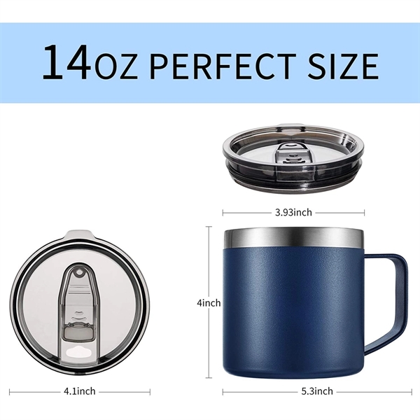 14 oz. Coffee Mug With Handle - 14 oz. Coffee Mug With Handle - Image 2 of 13