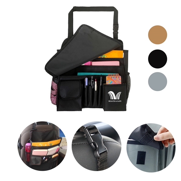 Car Organizer Storage for Front Seat Ultra-Durable One Size - Car Organizer Storage for Front Seat Ultra-Durable One Size - Image 0 of 7