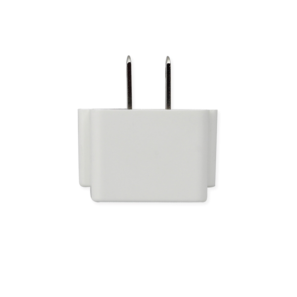 Traveler Wall Charger Adapter w/ Dual USB Ports - Traveler Wall Charger Adapter w/ Dual USB Ports - Image 1 of 3