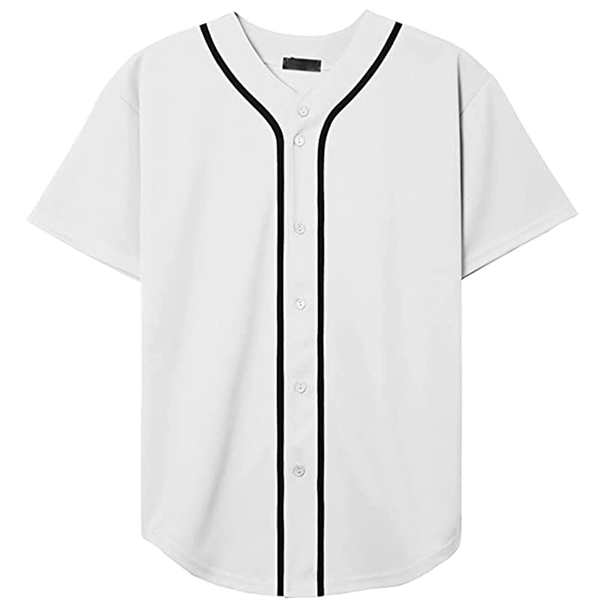 Custom Adult Button Down Baseball Jersey - Custom Adult Button Down Baseball Jersey - Image 1 of 8