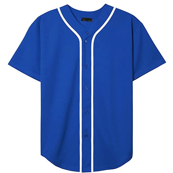 Custom Adult Button Down Baseball Jersey - Custom Adult Button Down Baseball Jersey - Image 3 of 8