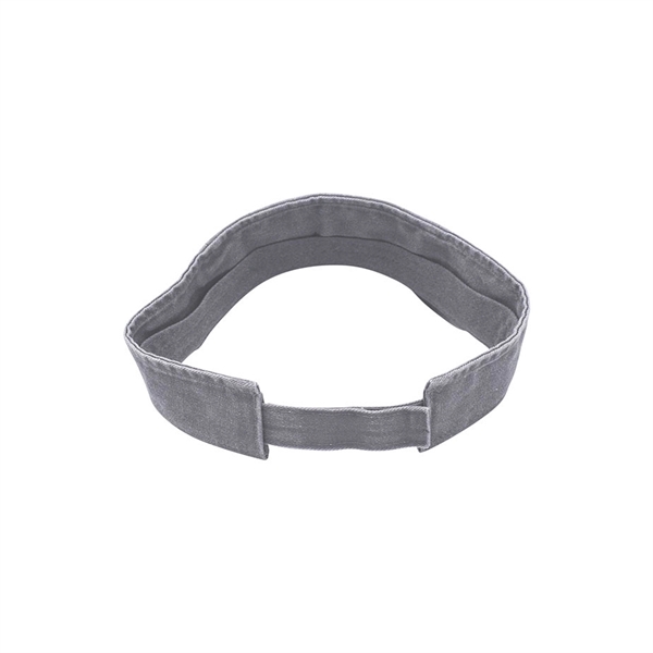 Washed Pigment Dyed Cotton Twill Visor - Washed Pigment Dyed Cotton Twill Visor - Image 5 of 14