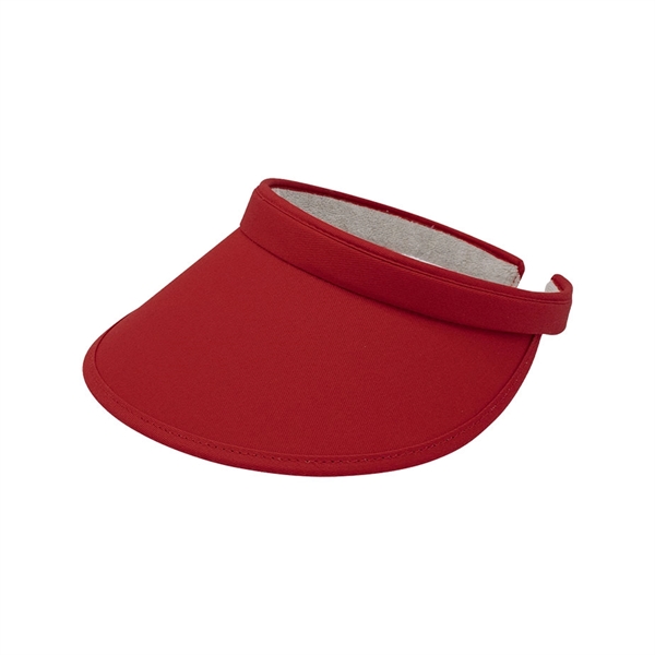 Cotton Twill Clip-on Visor - Cotton Twill Clip-on Visor - Image 8 of 11