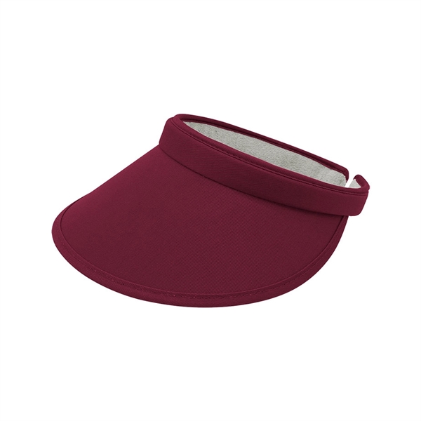 Cotton Twill Clip-on Visor - Cotton Twill Clip-on Visor - Image 10 of 11