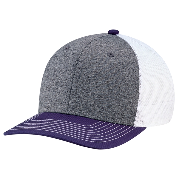 Youth Pro-Round Heather Mesh Back - Youth Pro-Round Heather Mesh Back - Image 7 of 18