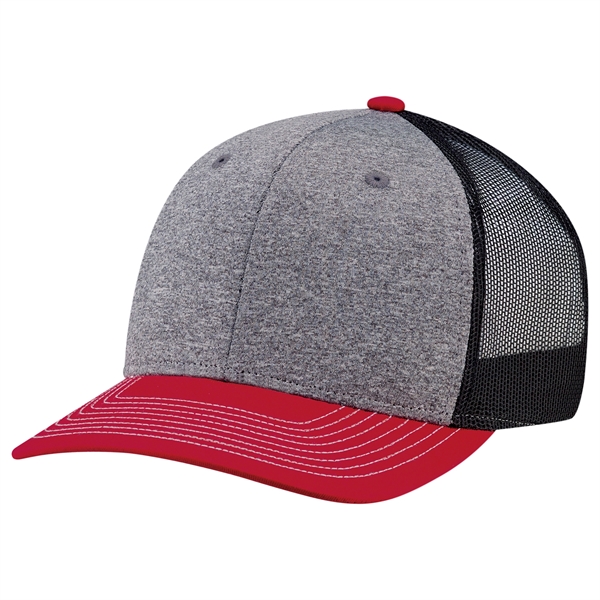 Youth Pro-Round Heather Mesh Back - Youth Pro-Round Heather Mesh Back - Image 8 of 18